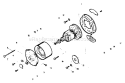 Part Location Diagram of 2377D Briggs and Stratton Brush holder